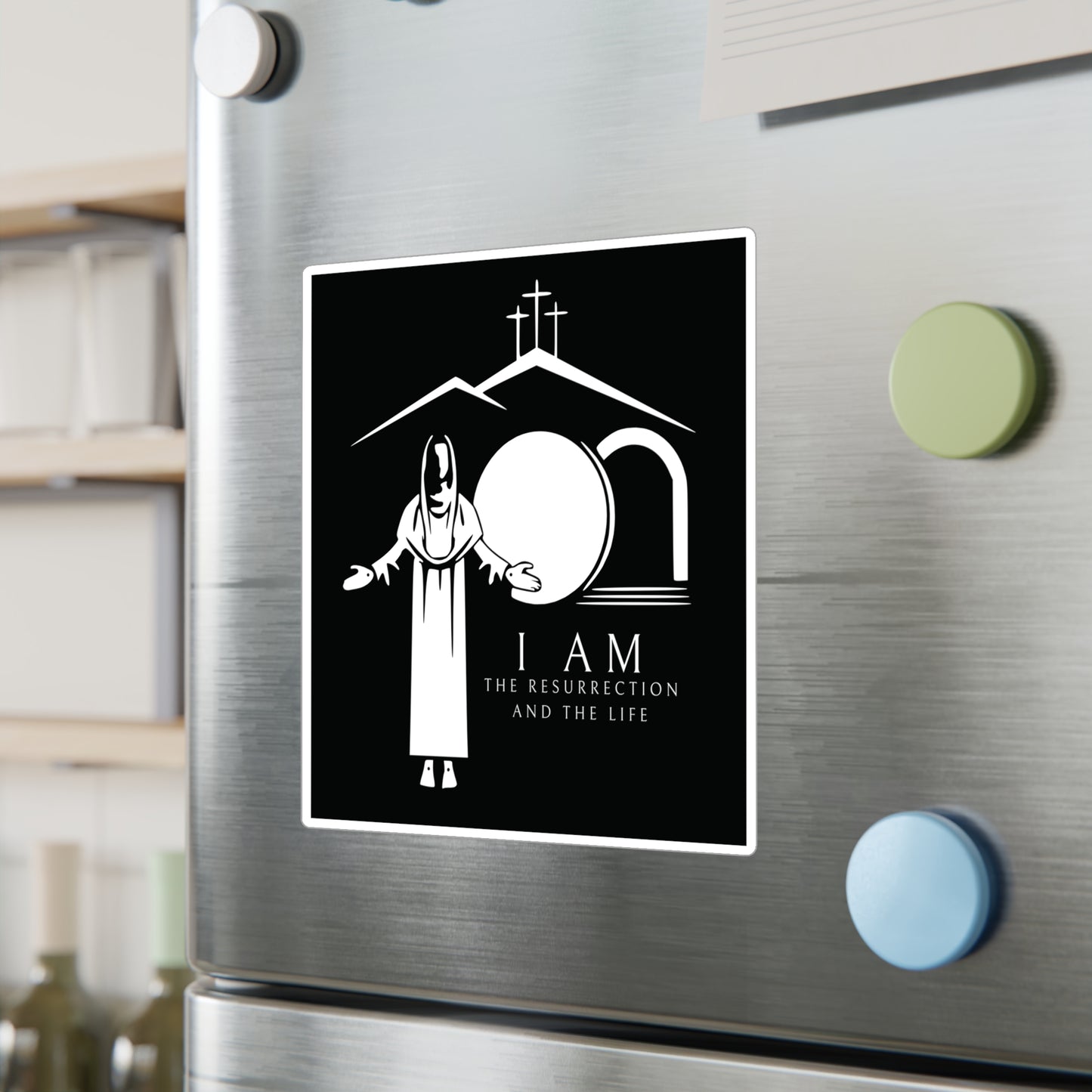 I AM The Resurrection - Kiss-Cut Decals