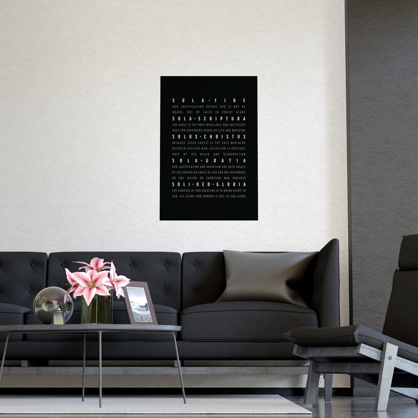The Five Solas Poster