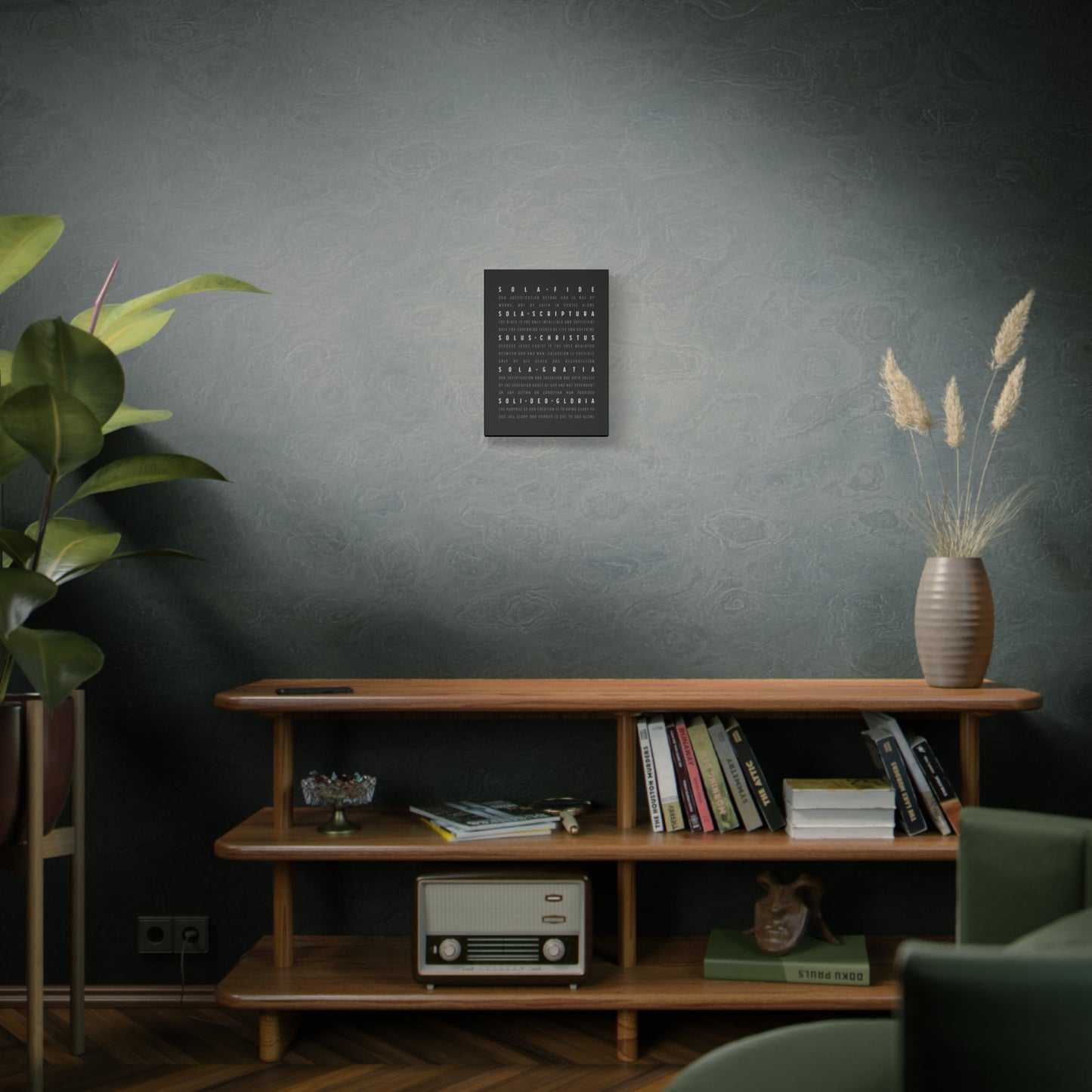 The Five Solas - Canvas Print