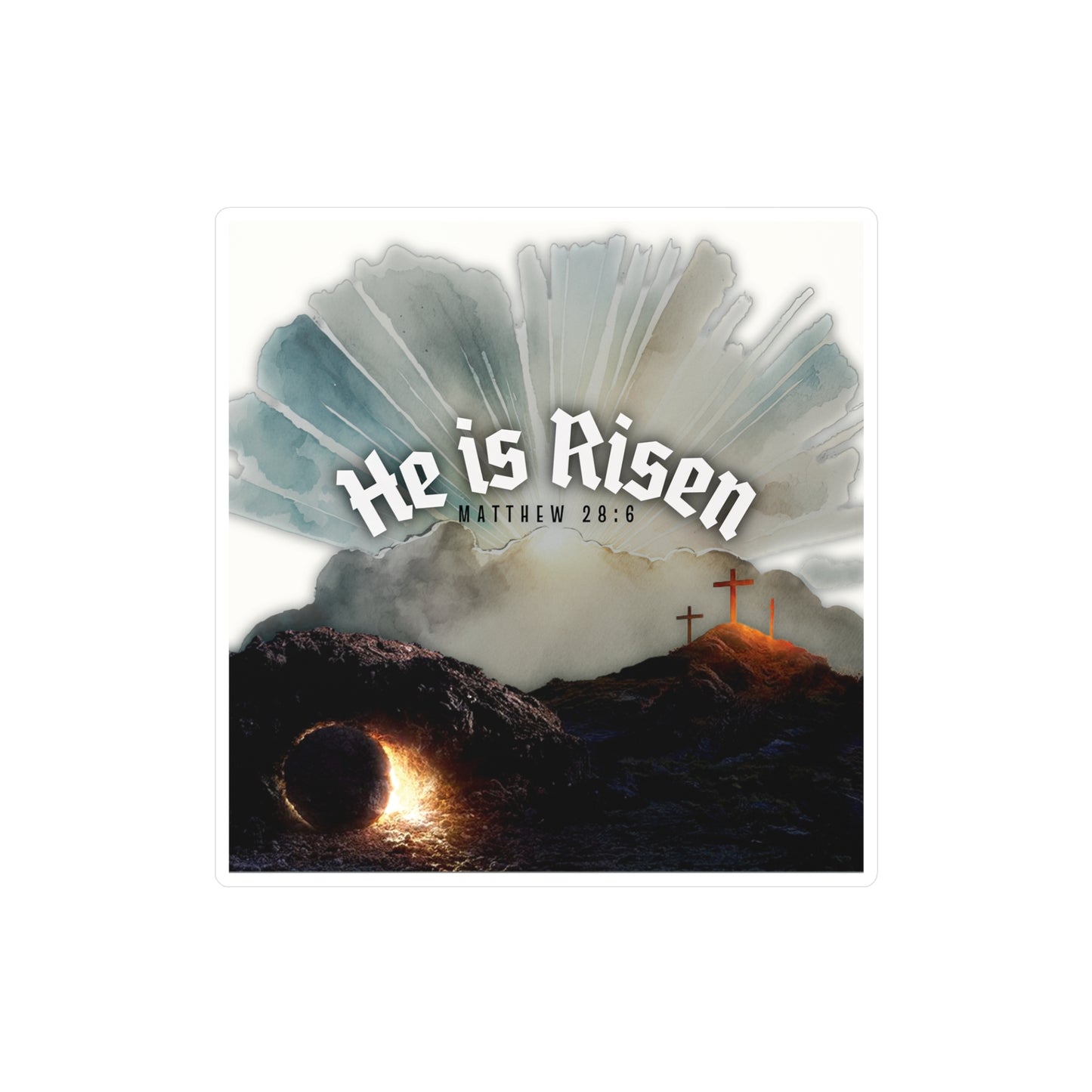 He Is Risen - Decal