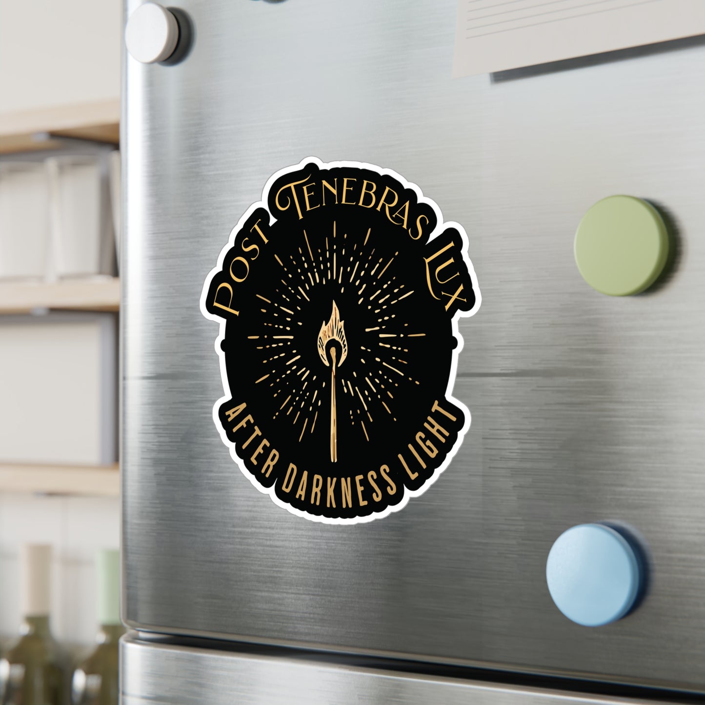 Post Tenebras Lux - Kiss-Cut Vinyl Decals