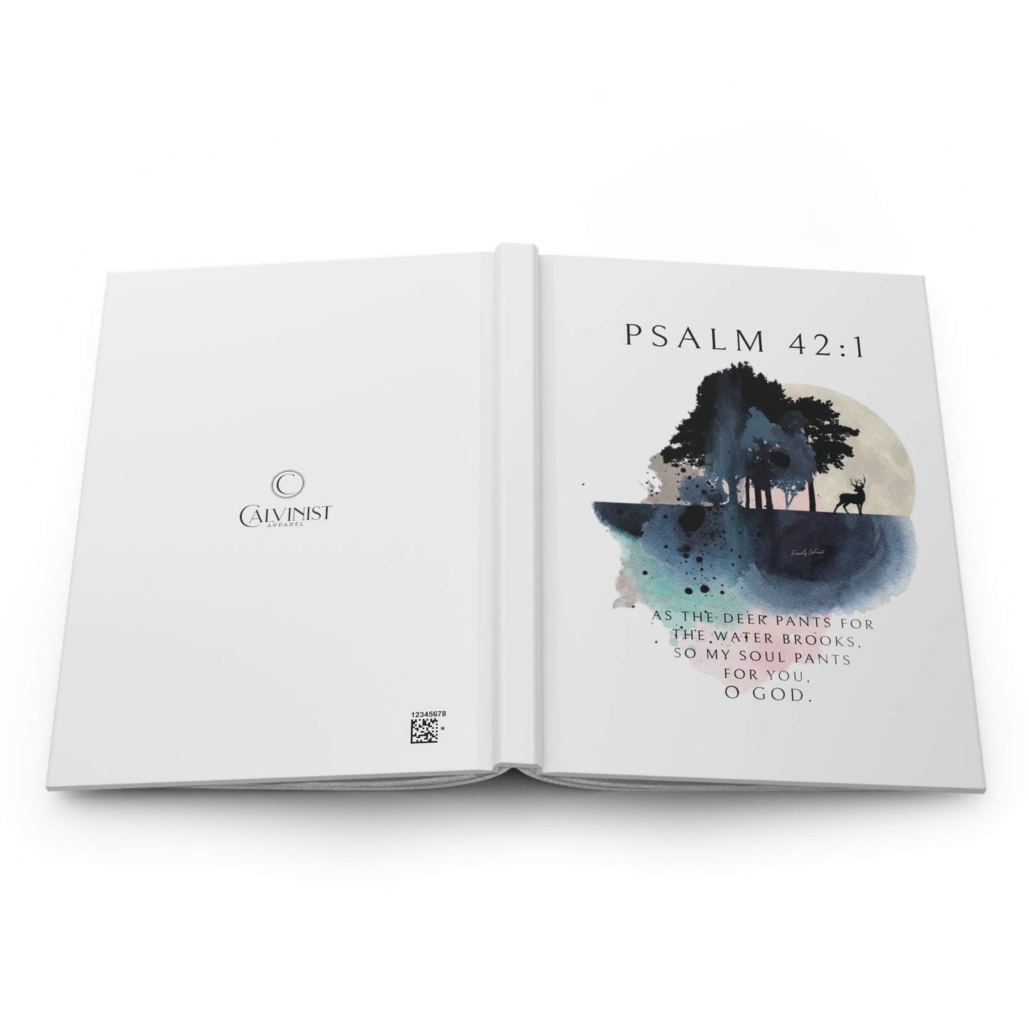 My Soul Thirsts For God - Hardcover Journal Matte Calvinist Apparelโข