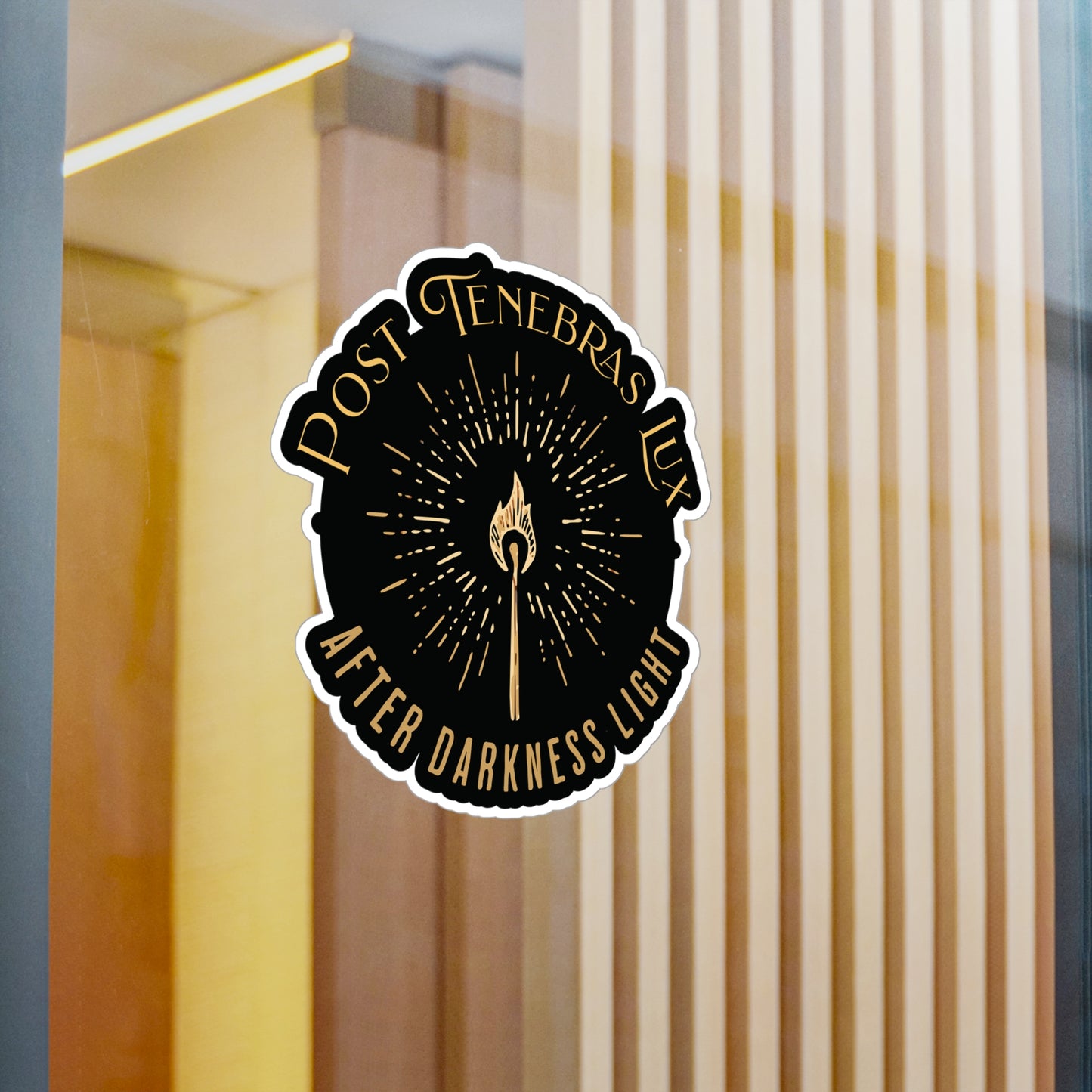 Post Tenebras Lux - Kiss-Cut Vinyl Decals