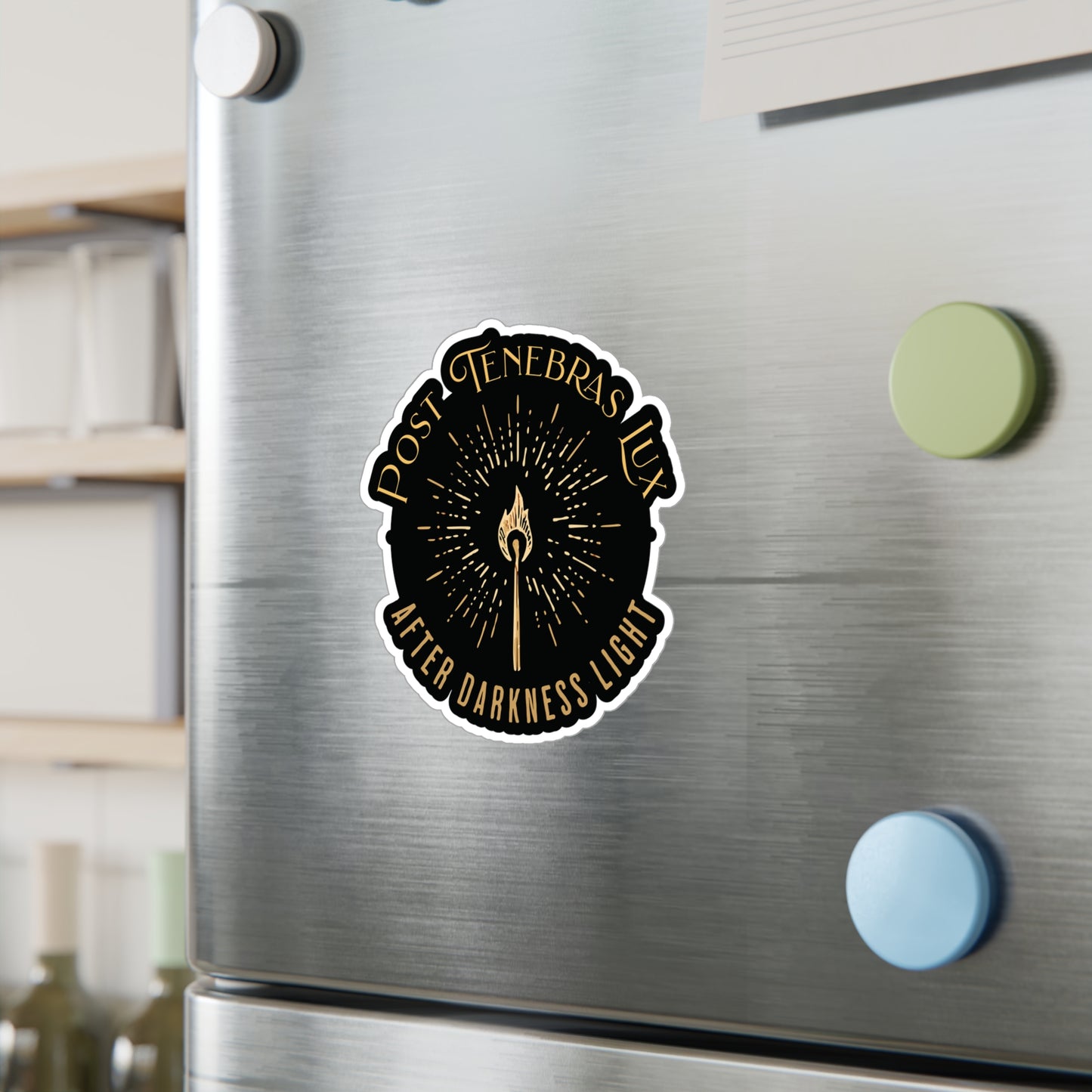 Post Tenebras Lux - Kiss-Cut Vinyl Decals