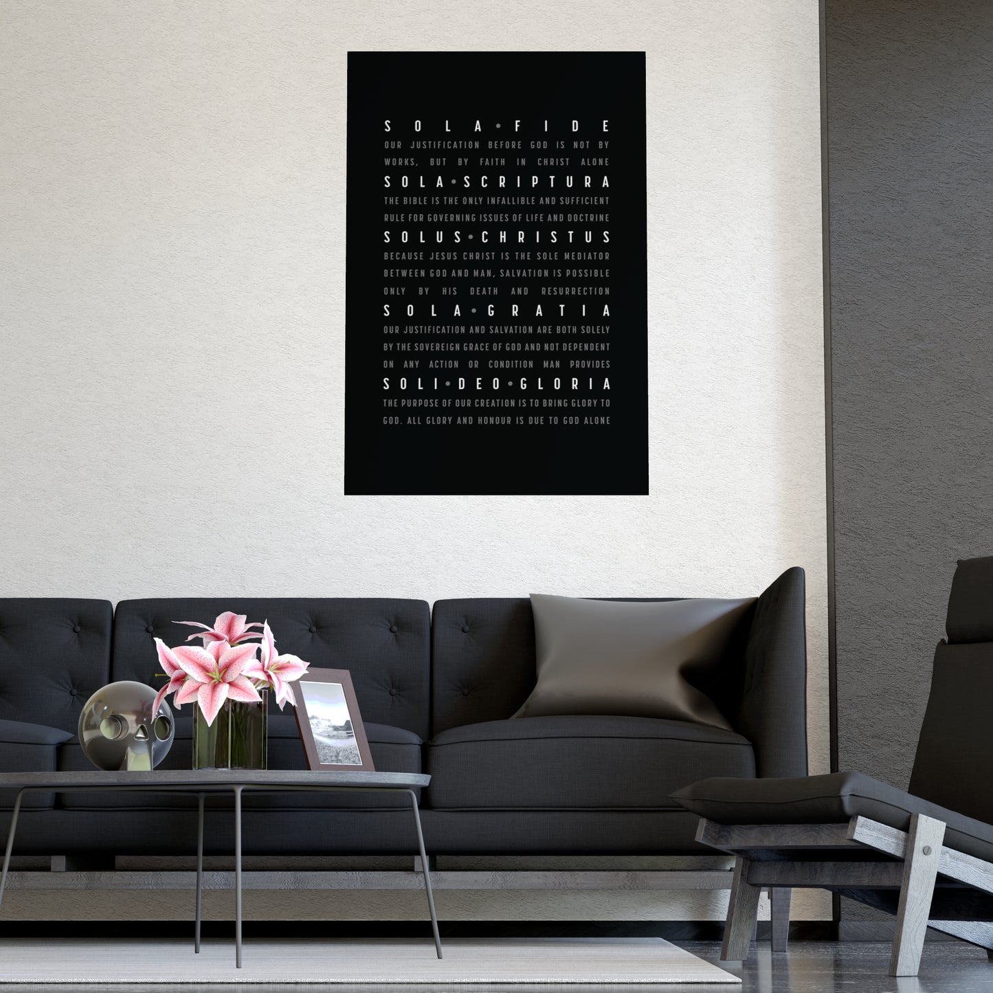 The Five Solas Poster