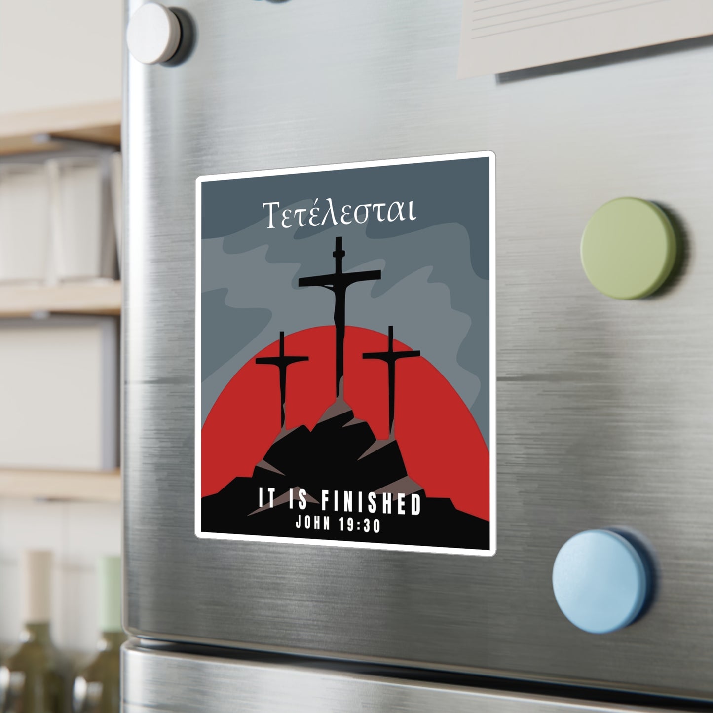 It is Finish- Kiss-Cut Decal