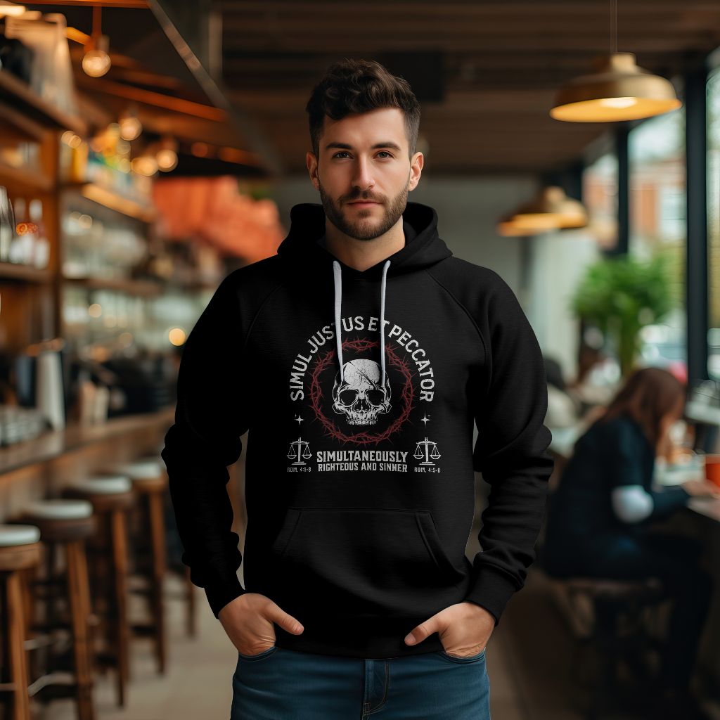 Simul Justus et Peccator - Unisex Hoodie
