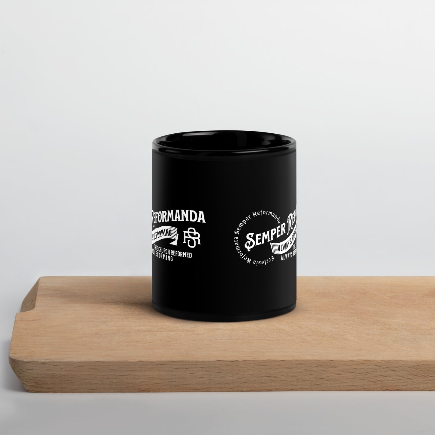 Semper Reformanda Mug Calvinist Apparelโข