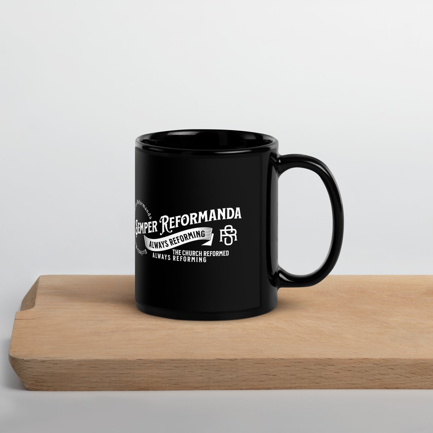 Semper Reformanda Mug Calvinist Apparelโข