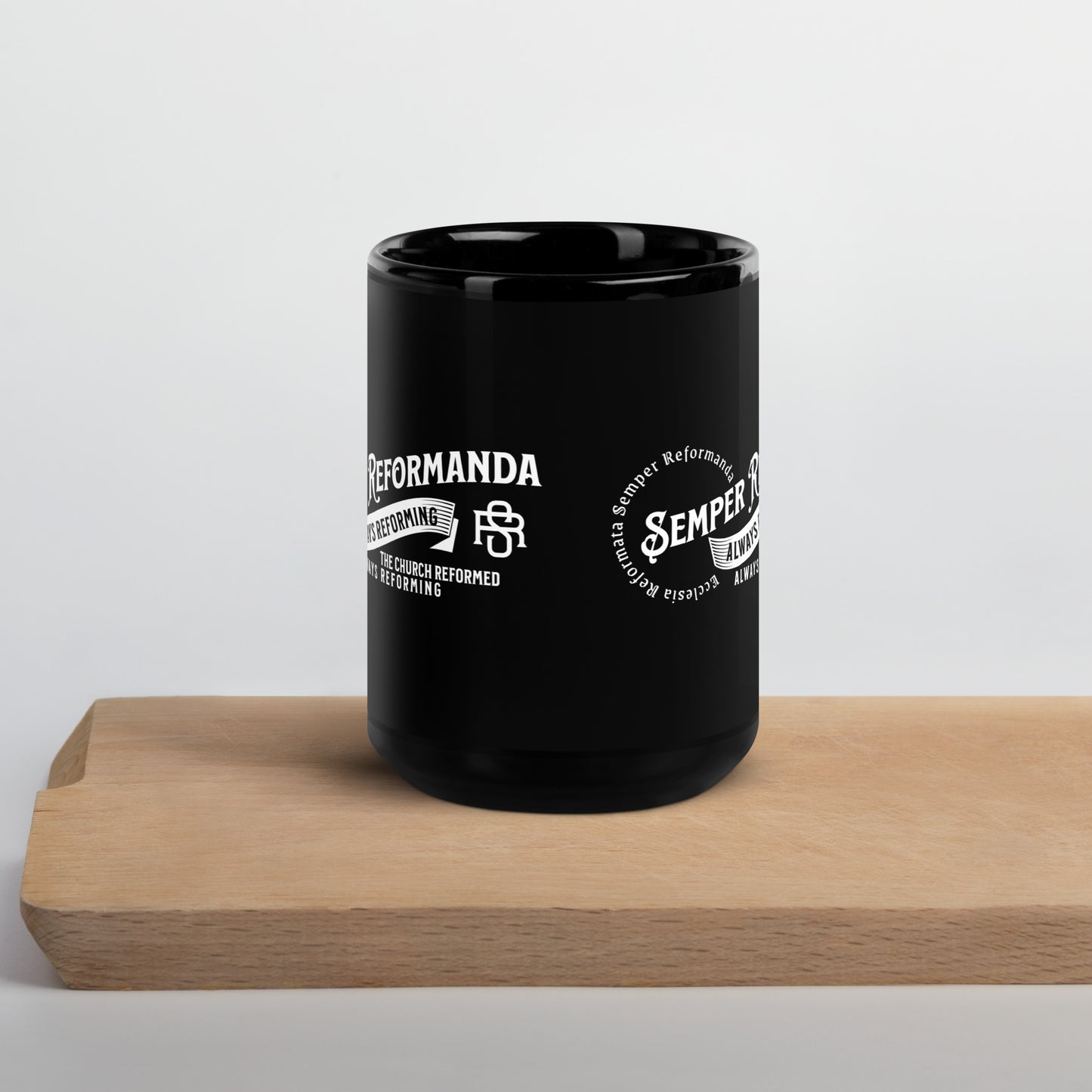 Semper Reformanda Mug Calvinist Apparelโข