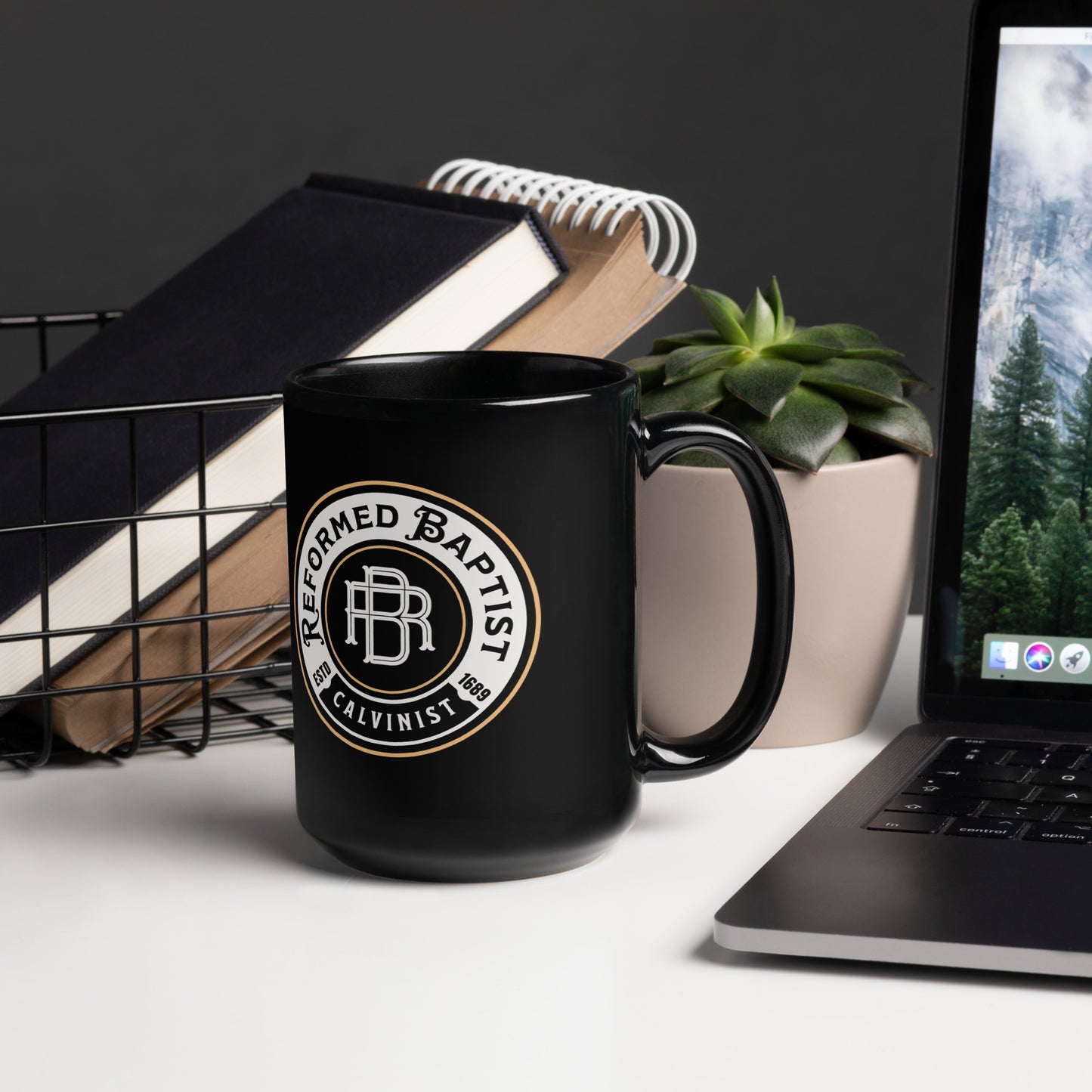 Black Glossy Mug Calvinist Apparel™