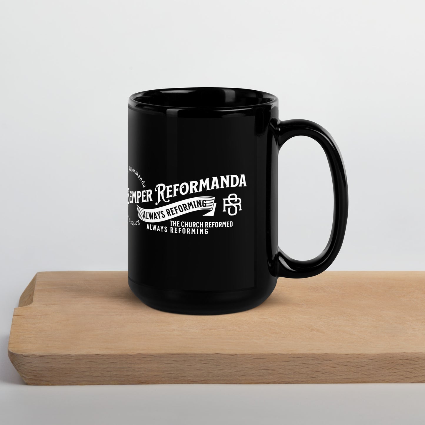 Semper Reformanda Mug Calvinist Apparelโข