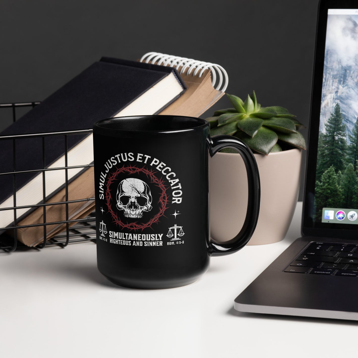 Simul Justus et Peccator Mug Calvinist Apparel™