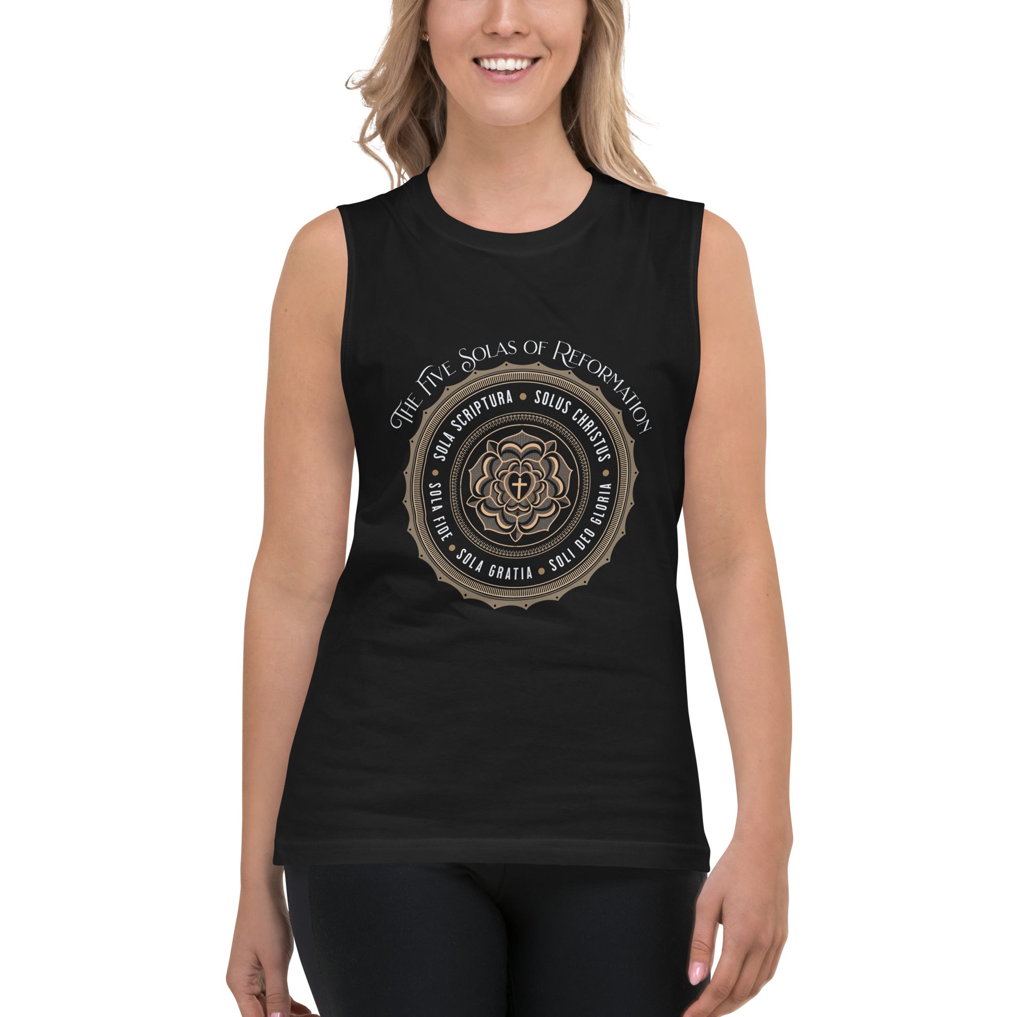 The 5 Solas - Muscle Shirt Calvinist Apparel™
