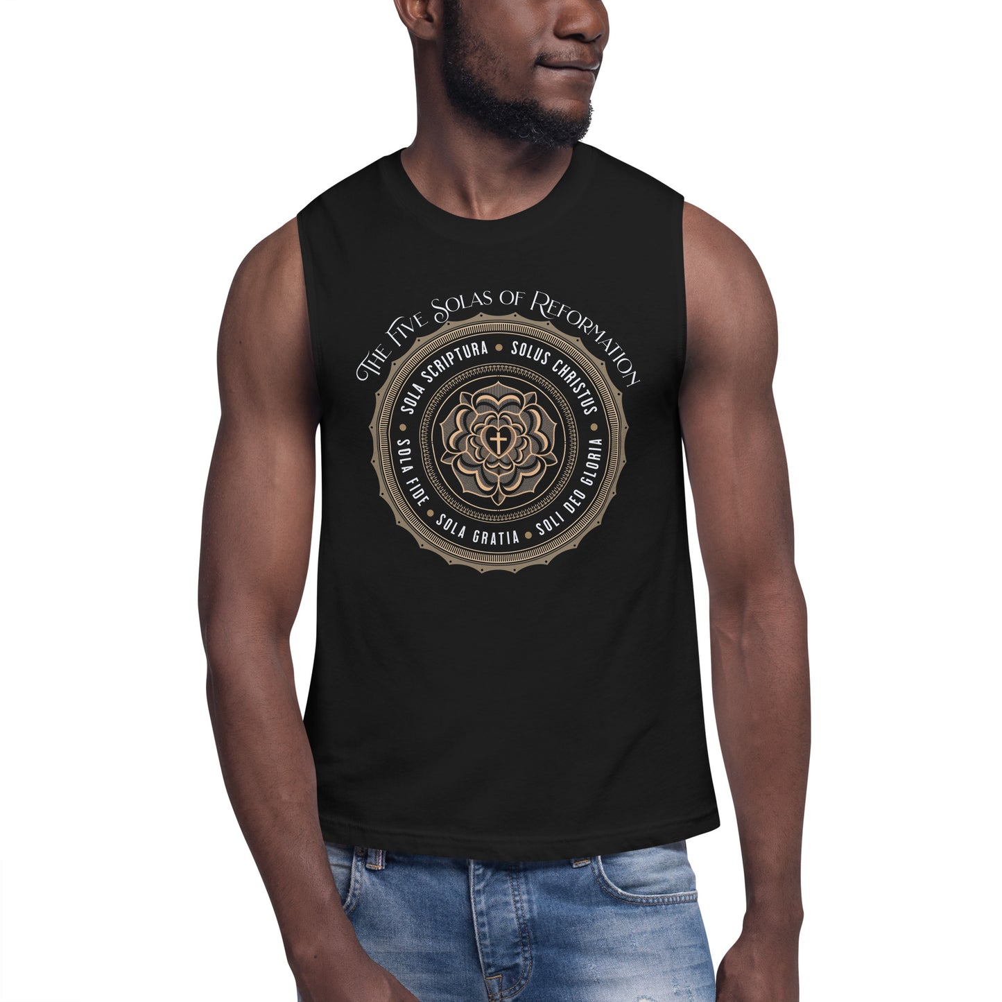 The 5 Solas - Muscle Shirt Calvinist Apparel™