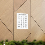 Greek Alphabet - Matte Vertical Posters