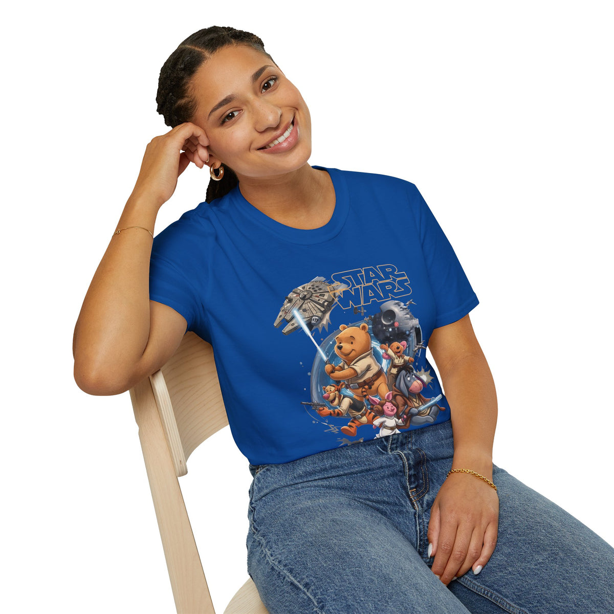 Winnie The Pooh Star Wars Tee — Retro Space Adventure Tee
