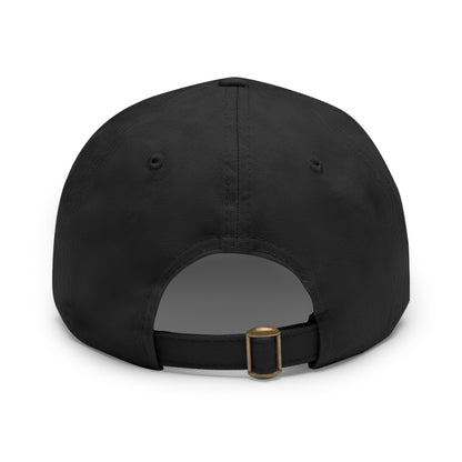 Post Tenebras Lux Dad Hat with Round Leather Patch Calvinist Apparel™