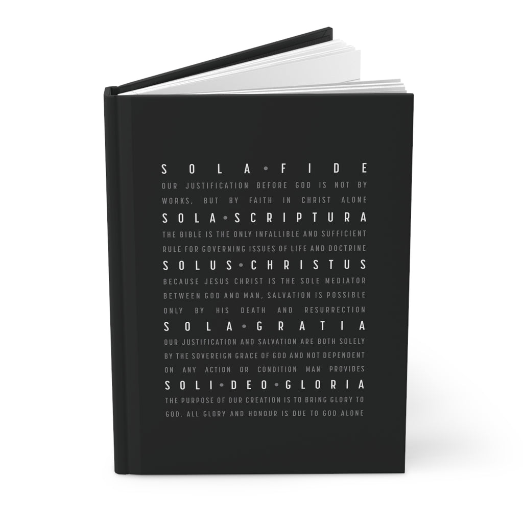 Sola Fide / Sola Scriptura Lined Notebook /Hardcover Journal
