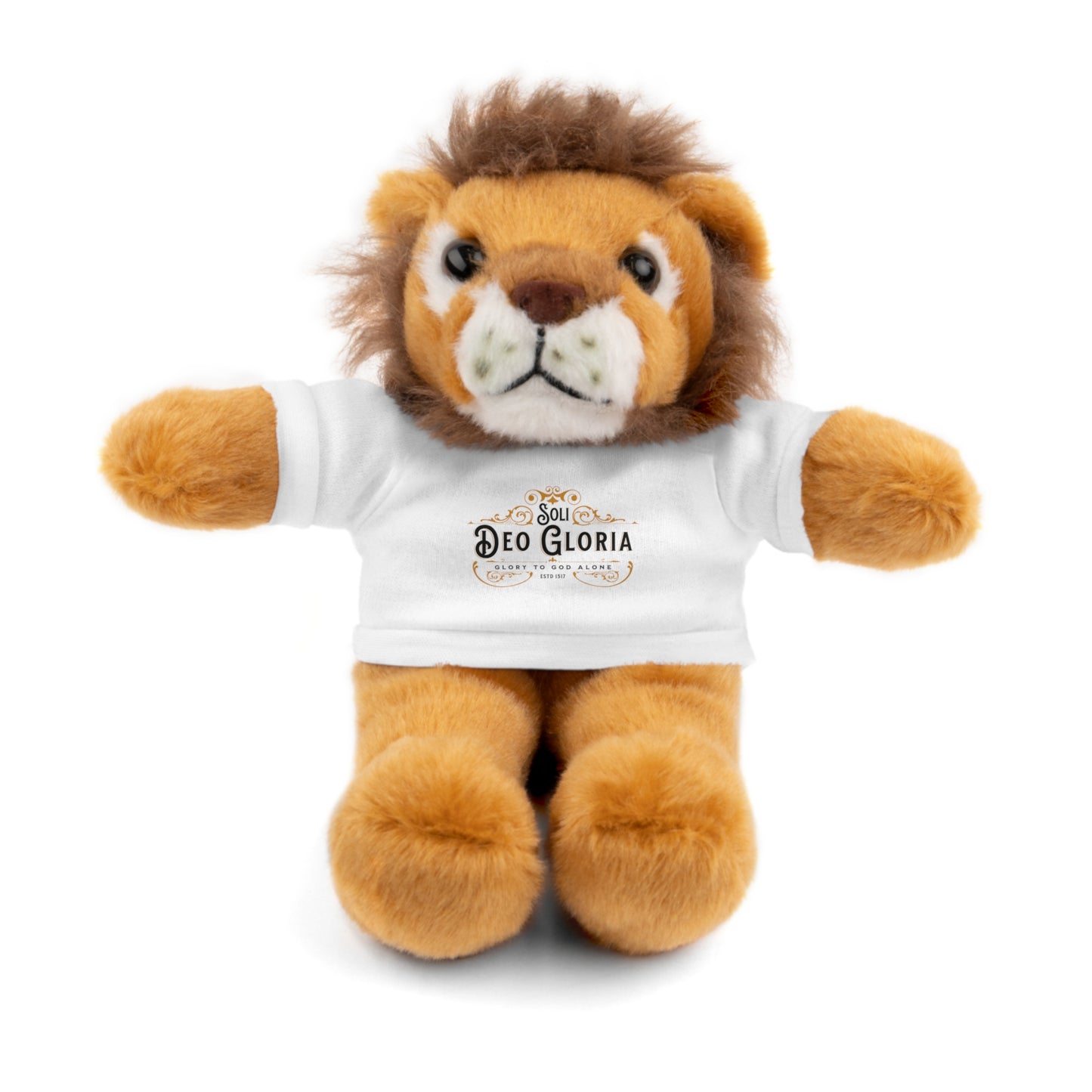 Soli Deo Gloria - Plush  Animals with Tee