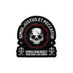 Simul Justus Et Peccator - Kiss-Cut Vinyl Decals