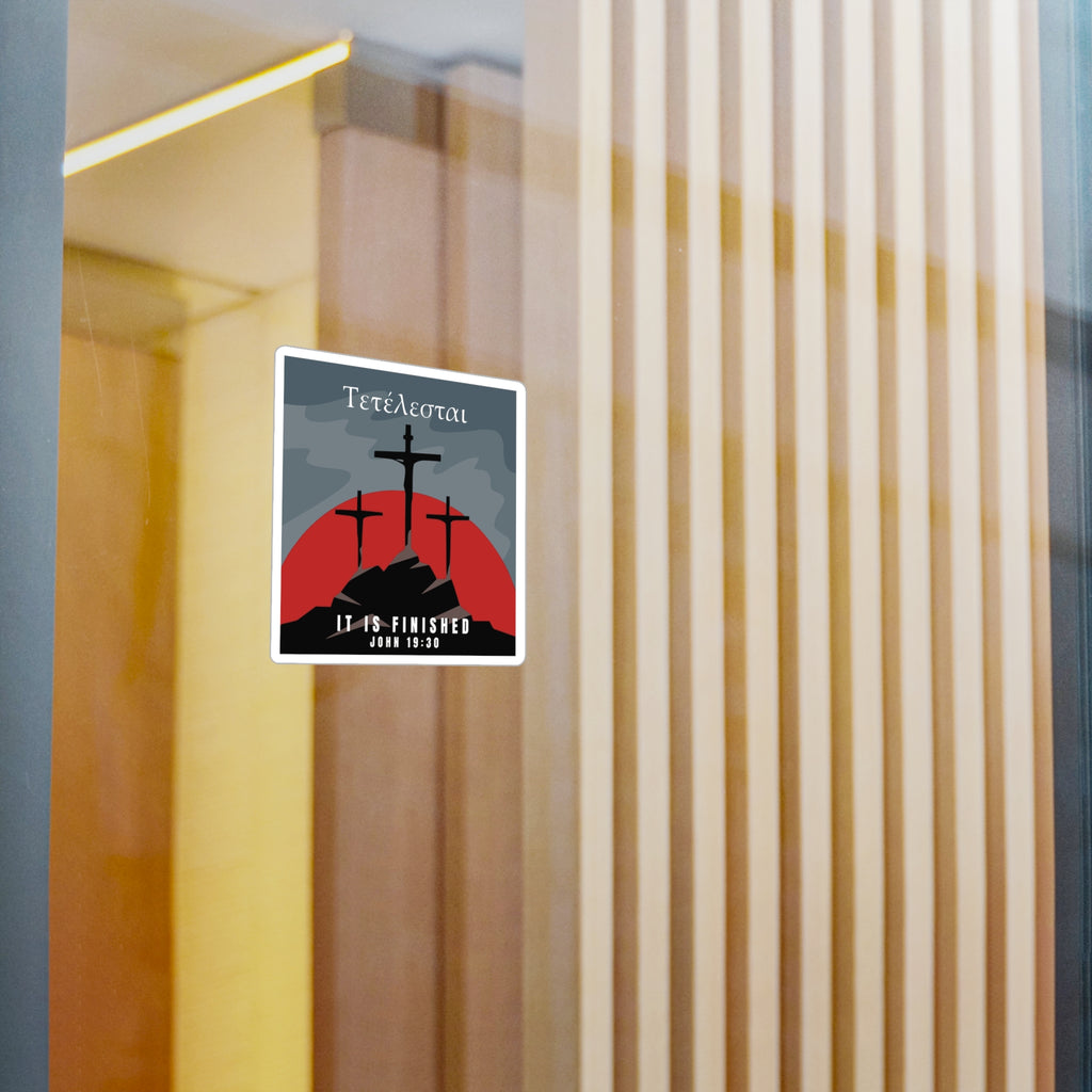 It is Finish- Kiss-Cut Decal