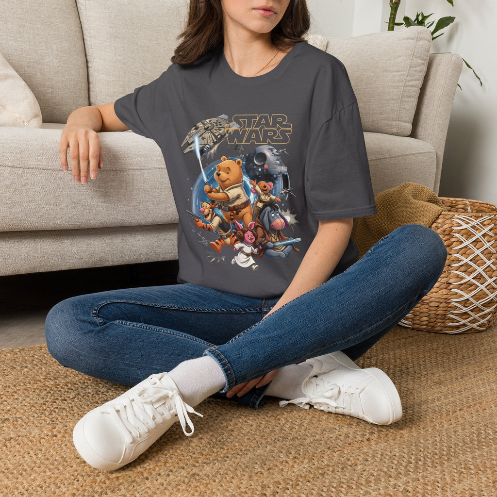 Winnie The Pooh Star Wars Tee — Retro Space Adventure Tee