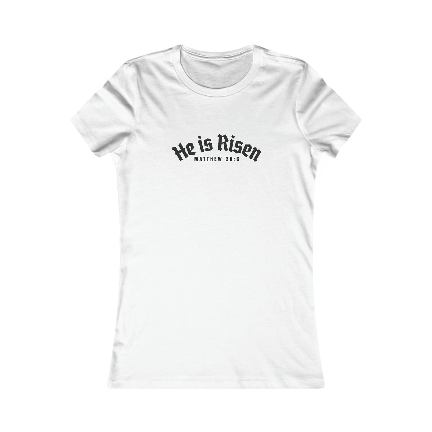 He Is Risen - Women's Slim Fit Tee Calvinist Apparel™