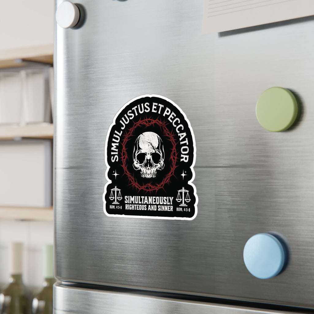 Simul Justus Et Peccator - Kiss-Cut Vinyl Decals