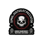 Simul Justus Et Peccator - Kiss-Cut Vinyl Decals