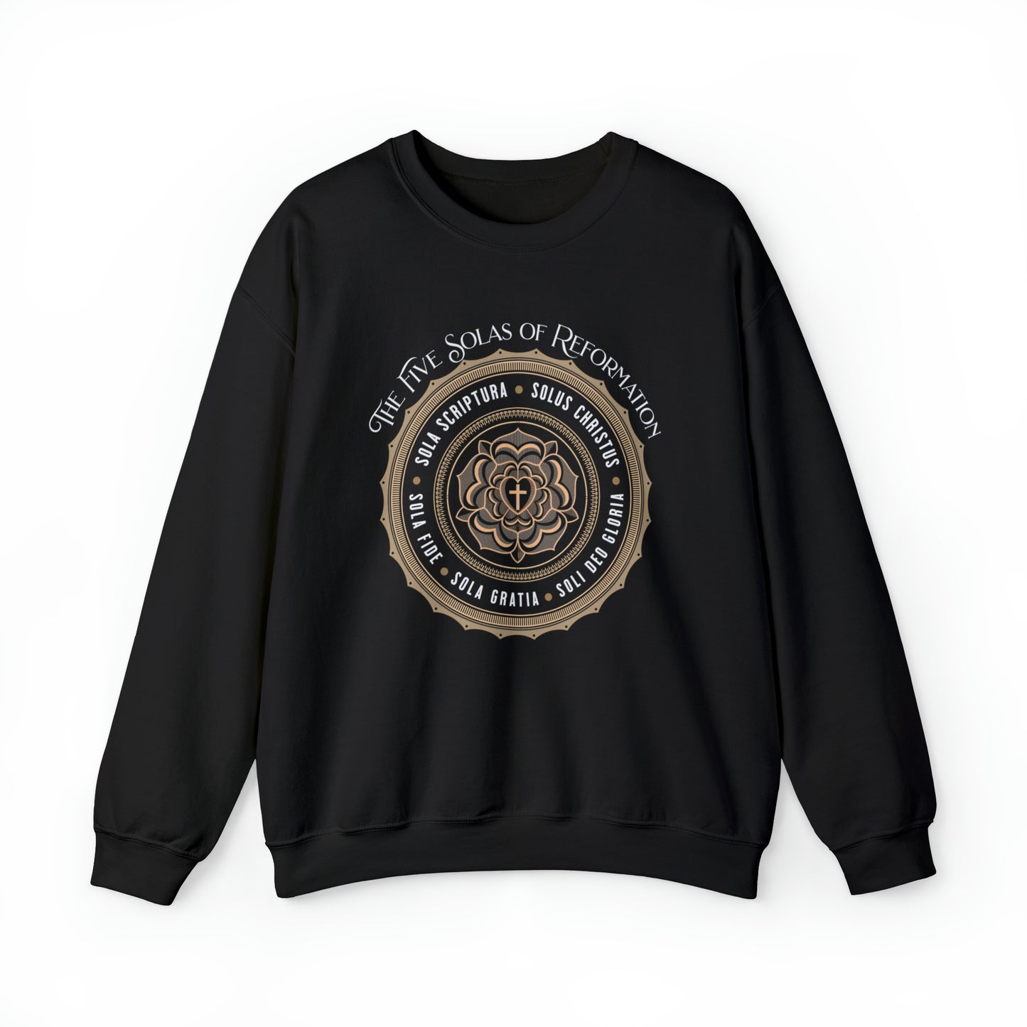 The 5 Solas - Crewneck Sweatshirt Calvinist Apparel™