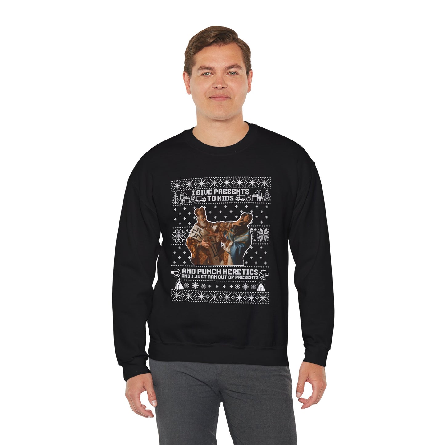 Punching Heretics II - Unisex Crewneck Sweatshirt