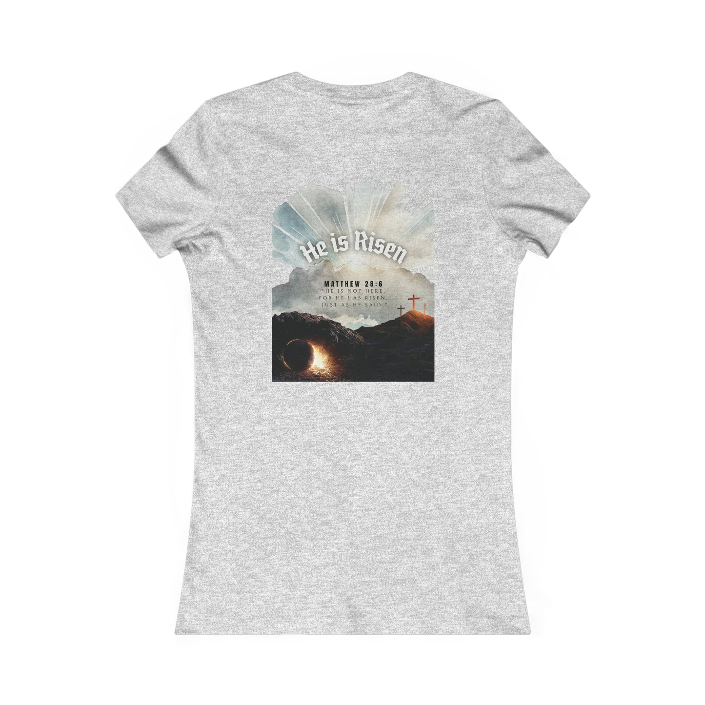 He Is Risen - Women's Slim Fit Tee Calvinist Apparel™