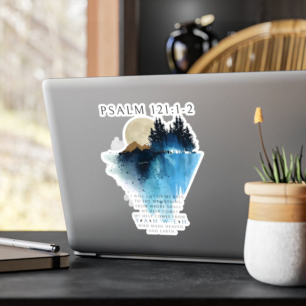 My Help Comes From YAHWEH - Kiss-Cut Vinyl Decals