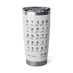 Hebrew Alphabet 20oz Tumbler