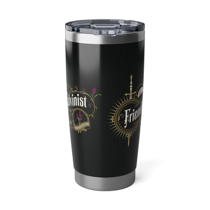 Friendly Calvinist - Lilac Tulips 20oz Tumbler Printify