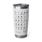 Hebrew Alphabet 20oz Tumbler