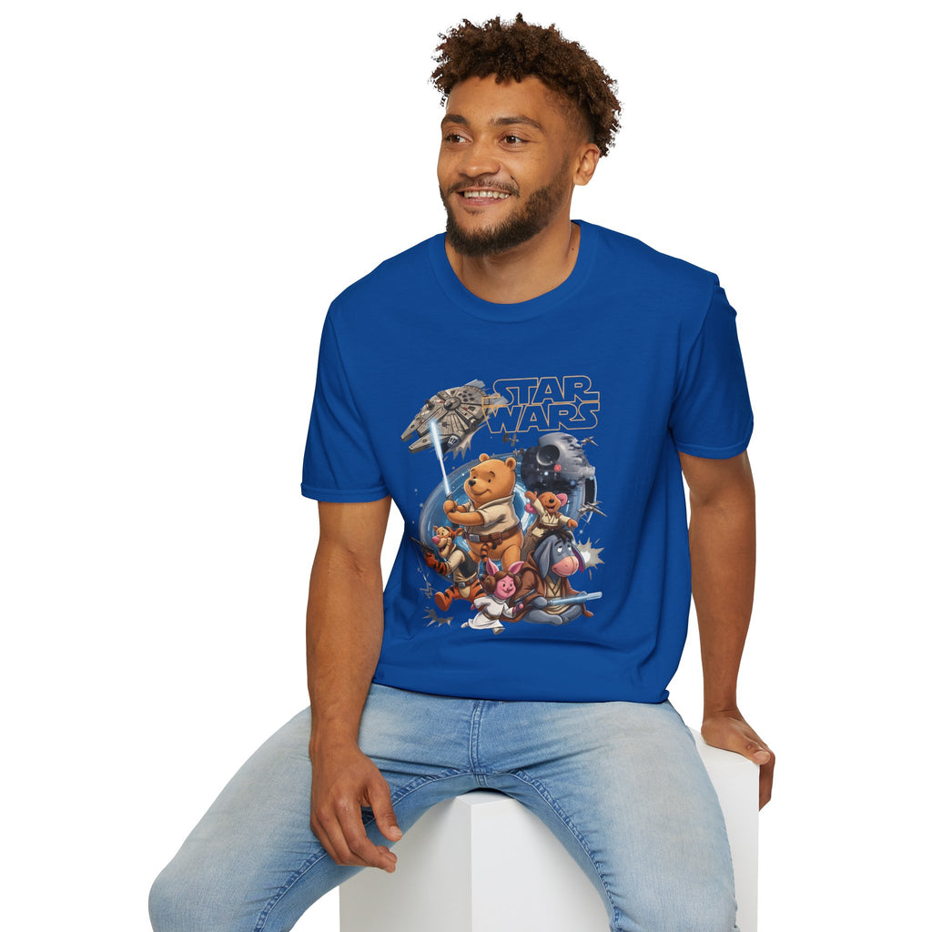 Winnie The Pooh Star Wars Tee — Retro Space Adventure Tee