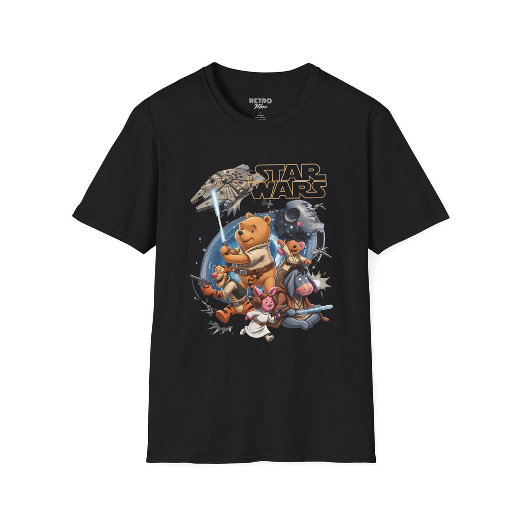Winnie The Pooh Star Wars Tee — Retro Space Adventure Tee