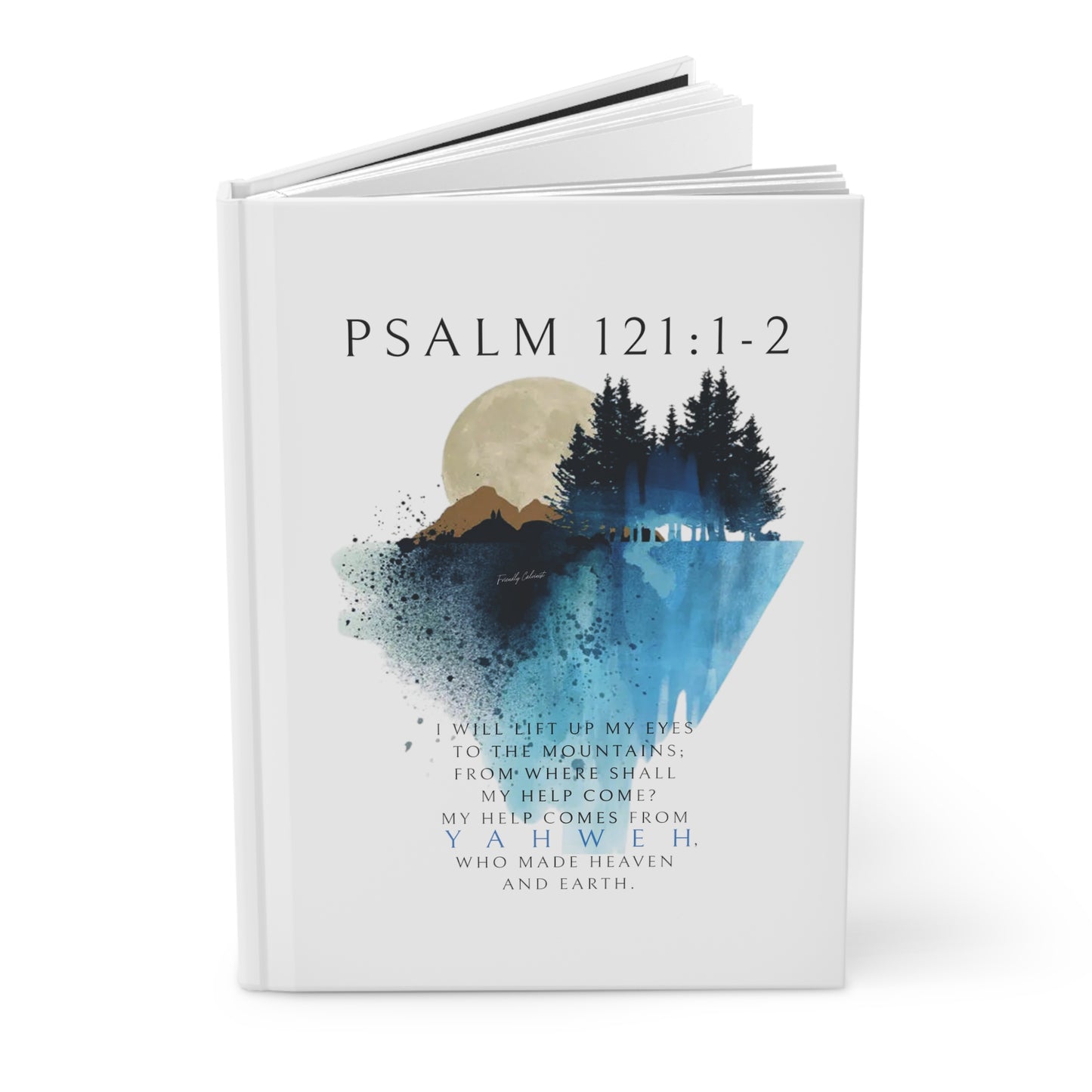 My Help Comes From YAHWEH - Hardcover Journal Matte Calvinist Apparel™