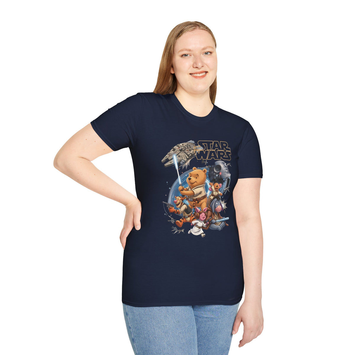 Winnie The Pooh Star Wars Tee — Retro Space Adventure Tee