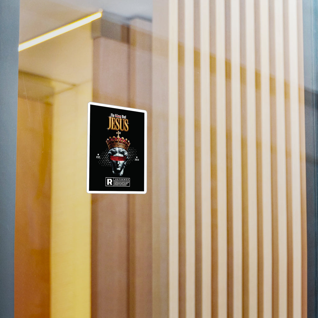 No King But Jesus - II - Kiss-Cut Vinyl Decals
