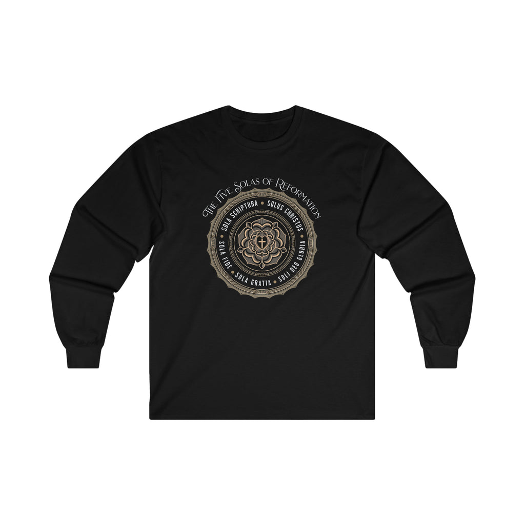 The Five Solas of Reformation - Long Sleeve Tee — one of the available bundle designs