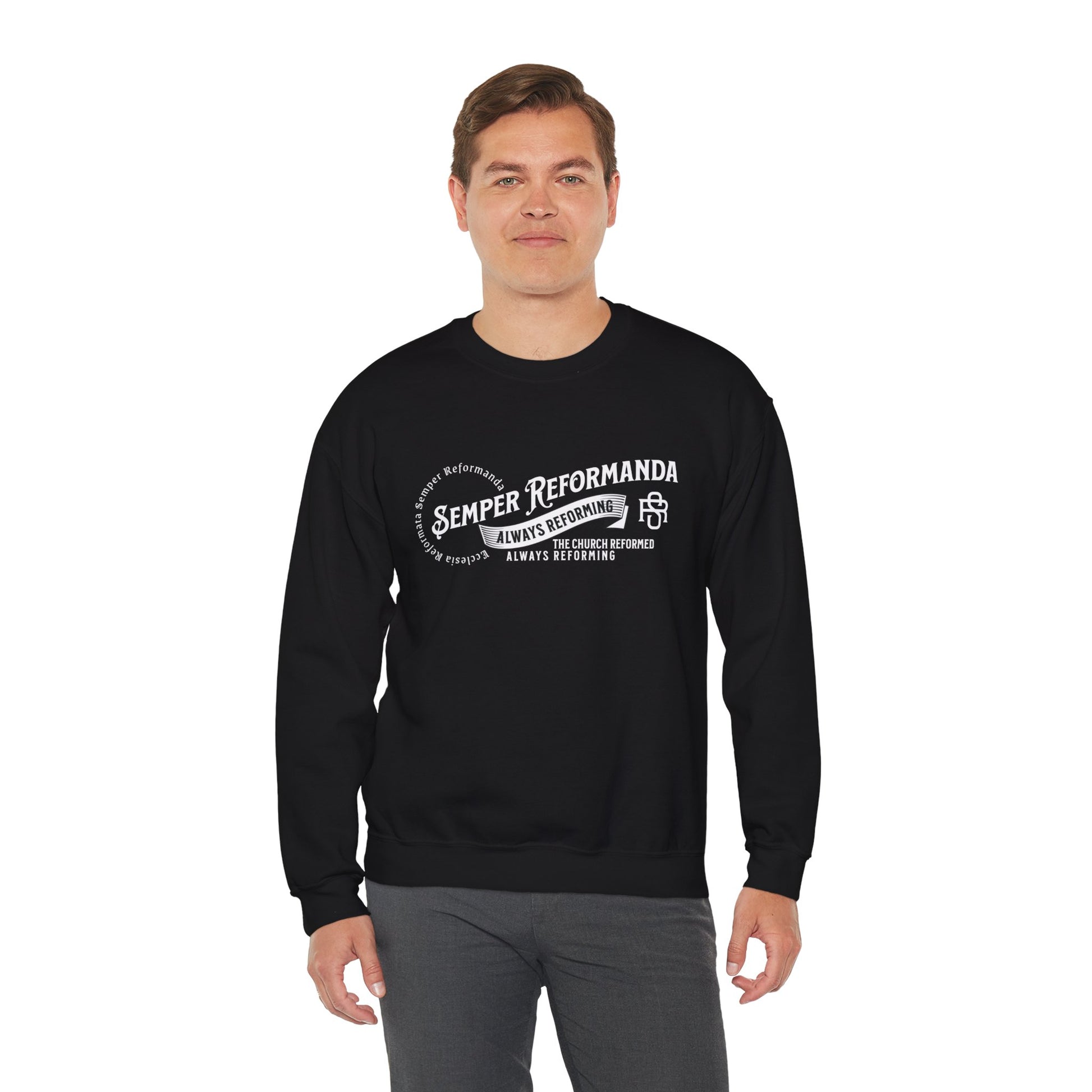 Semper Reformanda - Crewneck Sweatshirt Calvinist Apparel™