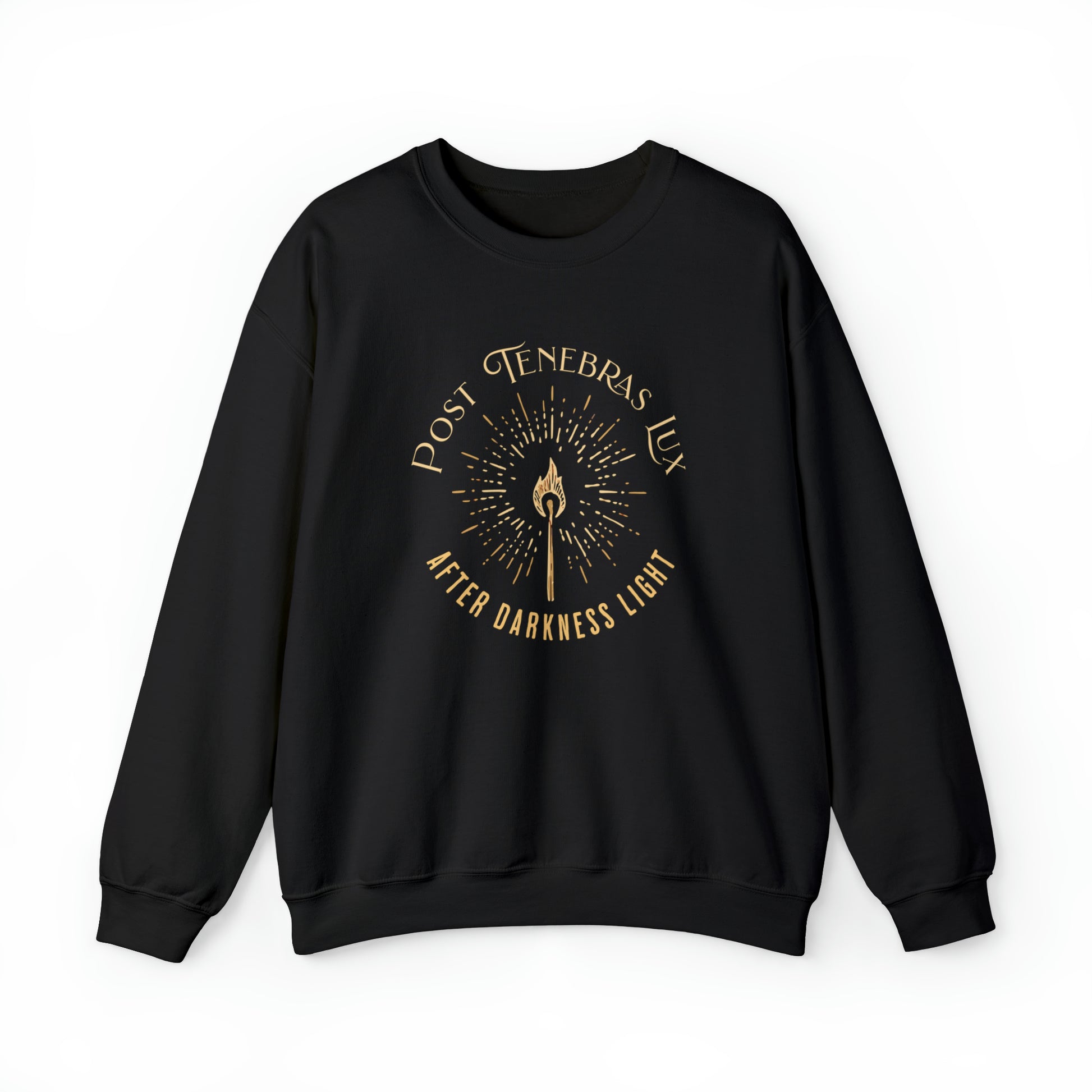 Post Tenebras Lux - Crewneck Sweatshirt Calvinist Apparel™