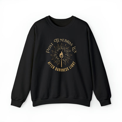 Post Tenebras Lux - Crewneck Sweatshirt Calvinist Apparel™