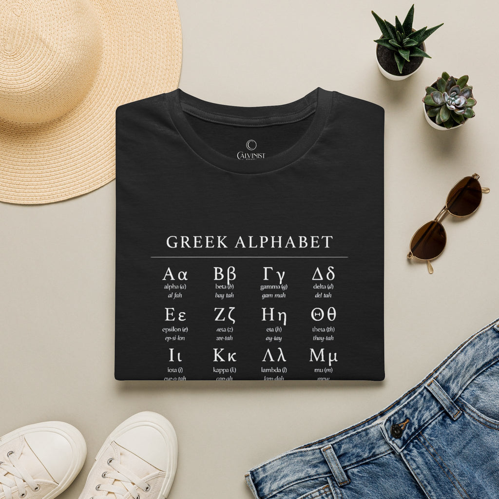 Greek Alphabet Unisex Softstyle T-Shirt - Perfect for Students and Scholars