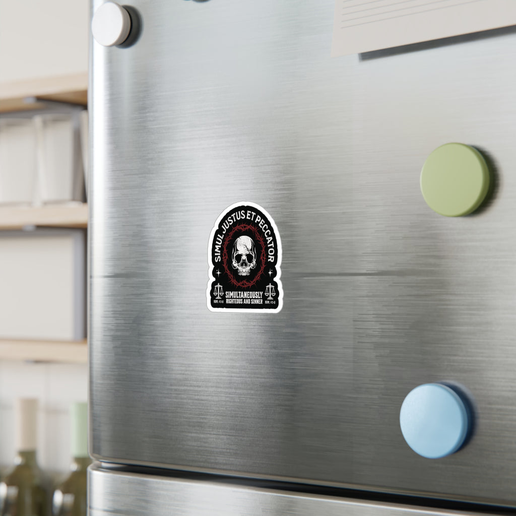 Simul Justus Et Peccator - Kiss-Cut Vinyl Decals