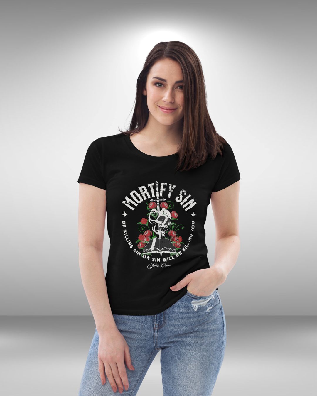 Mortify Sin - Women's Relaxed Fit Tee Calvinist Apparel™