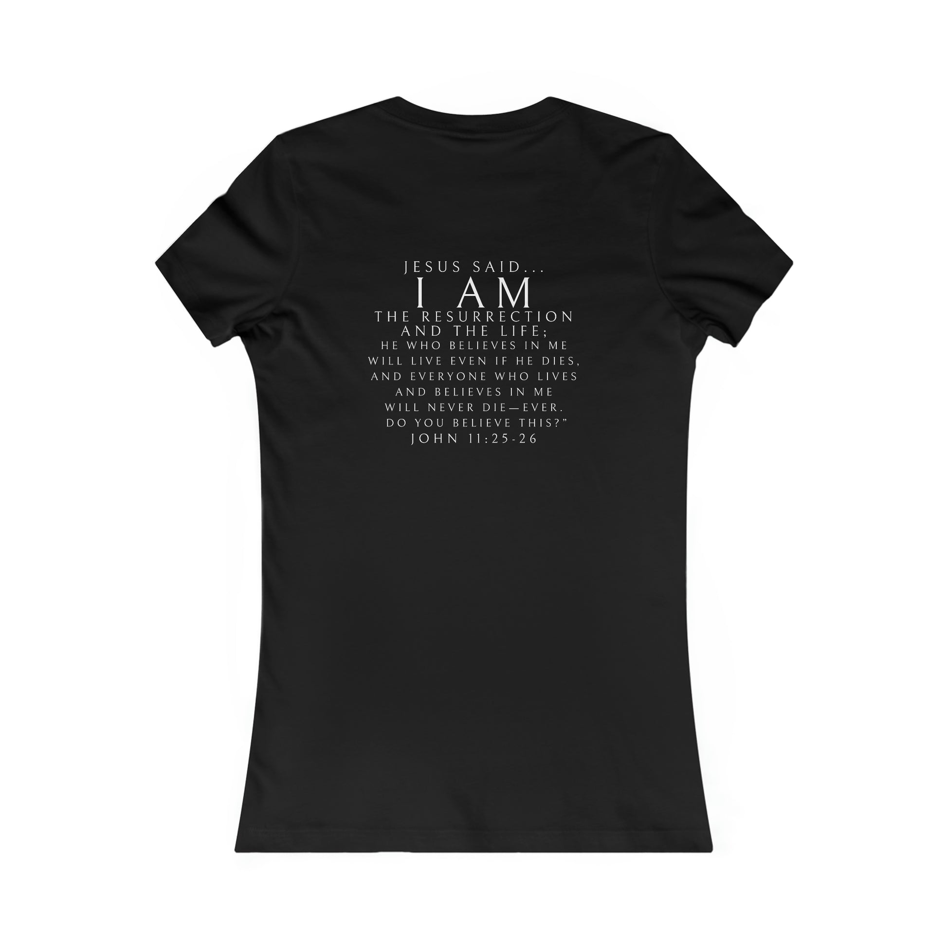 I Am The Resurrection - Women's Slim Fit Tee Calvinist Apparel™